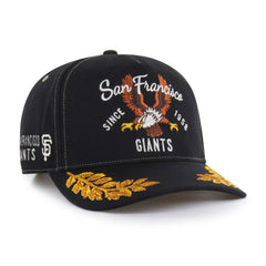 San Francisco Giants Keepsake Collection Adjustable Hitch Hat - Black | 47 brand