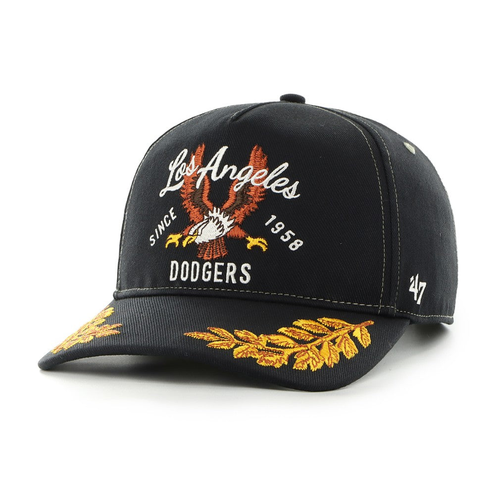 Los Angeles Dodgers Keepsake Collection Adjustable Hitch Hat - Black | 47 brand