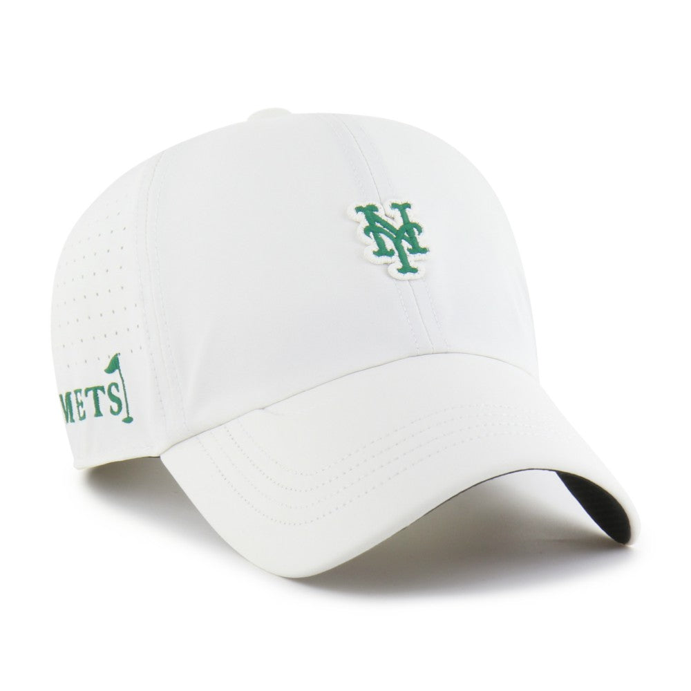 New York Mets Elevated Greens Clean Up Adjustable Hat - White | 47 brand