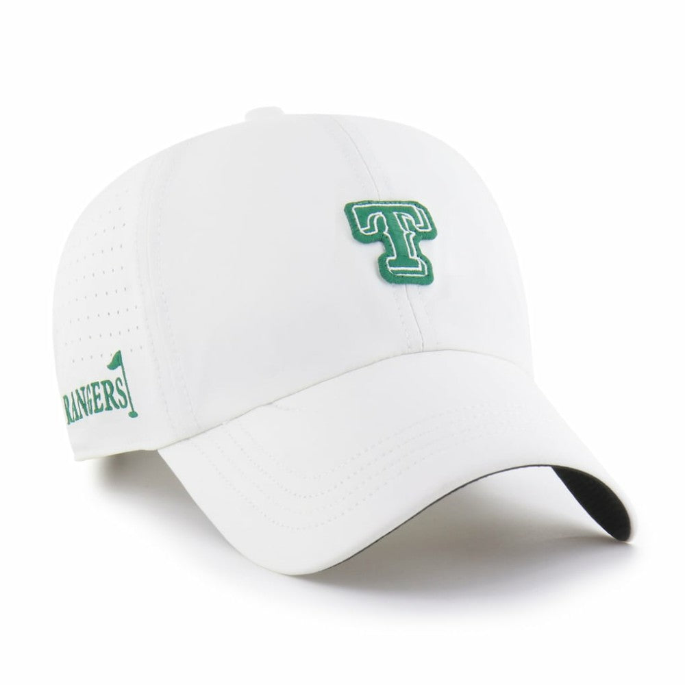 Texas Rangers Elevated Greens Clean Up Adjustable Hat - White | 47 brand