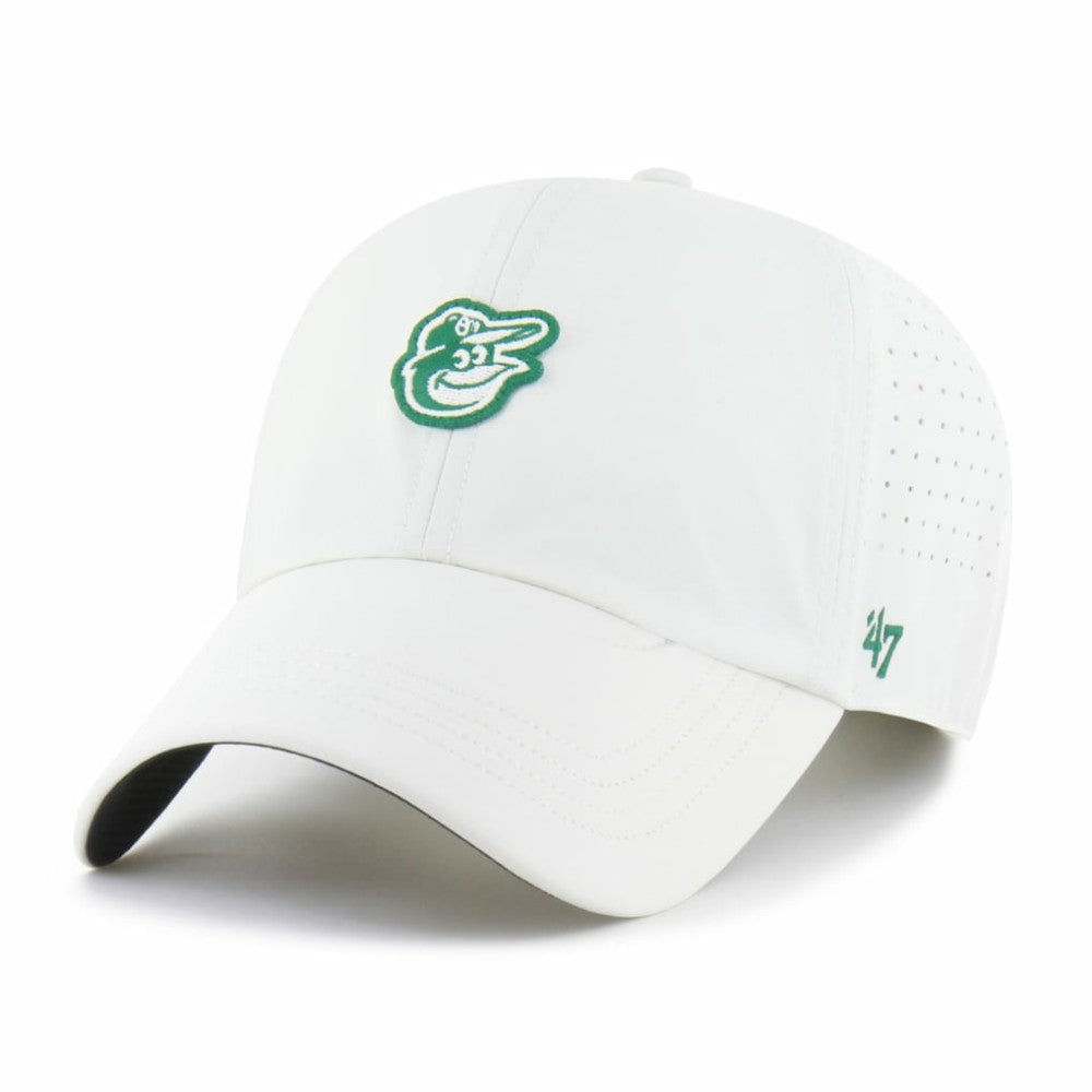 Baltimore Orioles Elevated Greens Clean Up Adjustable Hat - White | 47 brand