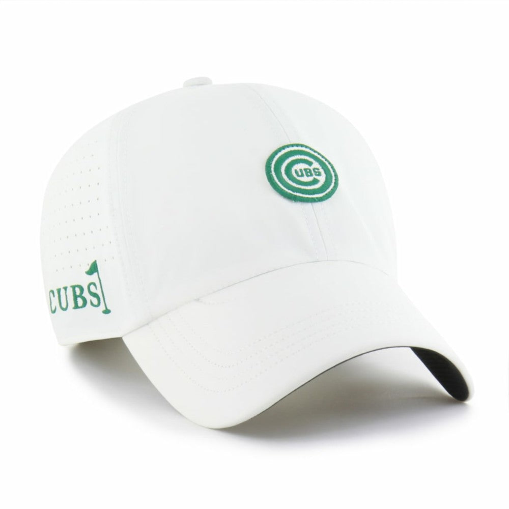 Chicago Cubs Elevated Greens Clean Up Adjustable Hat - White | 47 brand
