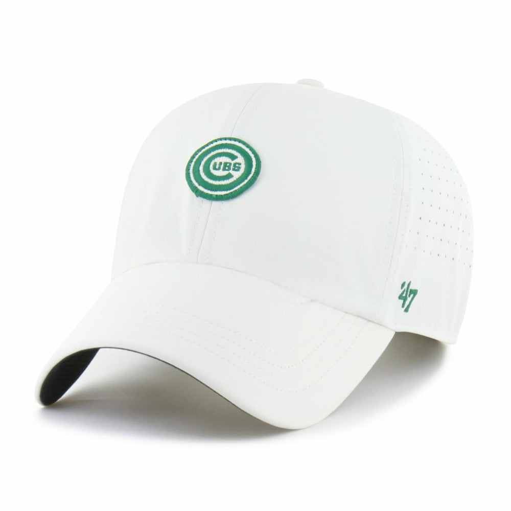 Chicago Cubs Elevated Greens Clean Up Adjustable Hat - White | 47 brand