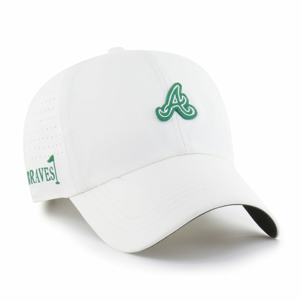 Atlanta Braves Elevated Greens Clean Up Adjustable Hat - White | 47 brand
