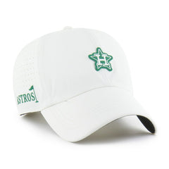 Houston Astros Elevated Greens Clean Up Adjustable Hat - White | 47 brand