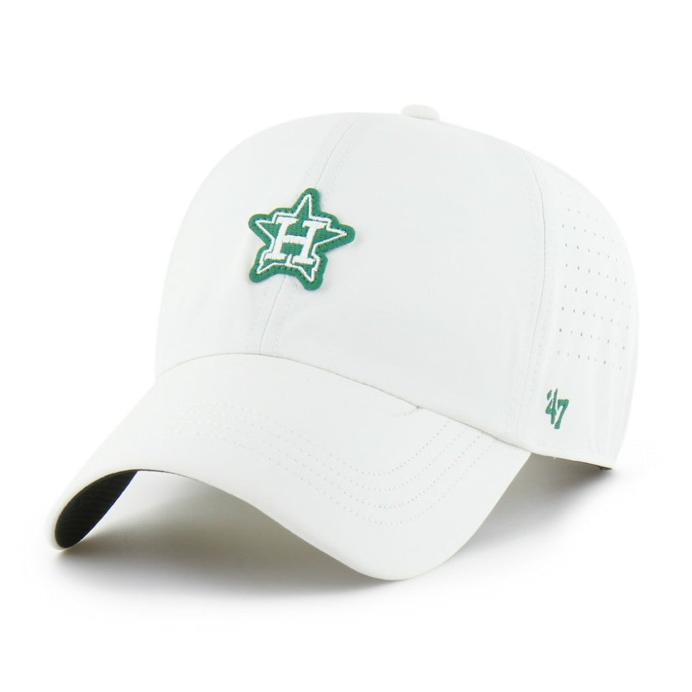 Houston Astros Elevated Greens Clean Up Adjustable Hat - White | 47 brand