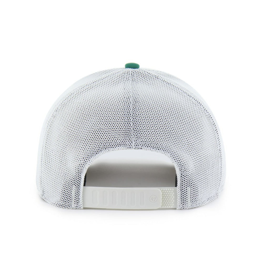 Atlanta Braves Elevated Greens Adjustable Trucker Hat - Kelly Green/White | 47 brand