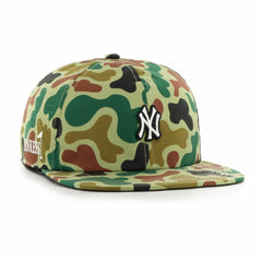 New York Yankees Elevated Greens Captain Adjustable Hat - Camo | 47 brand