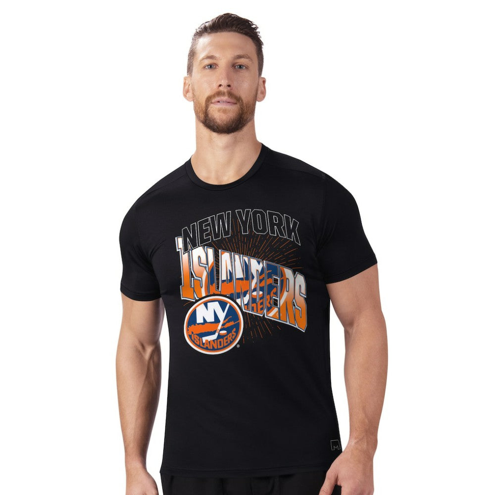 New York Islanders MSX by Michael Strahan Festive T-Shirt Black
