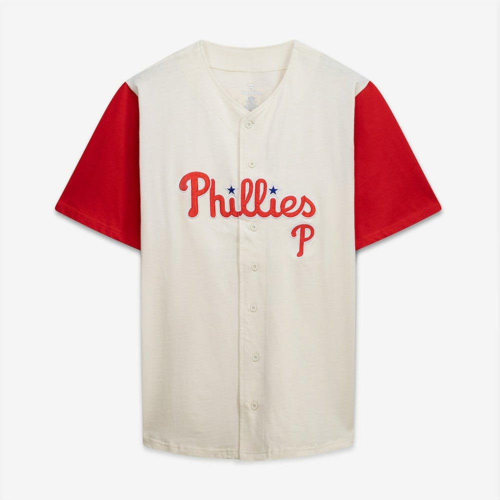 Philadelphia Phillies Profile Big & Tall Two-Color Fashion Jersey - Cream/Red