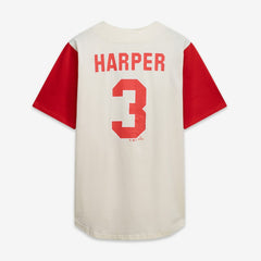 Philadelphia Phillies Profile Big & Tall Two-Color Fashion Jersey - Cream/Red