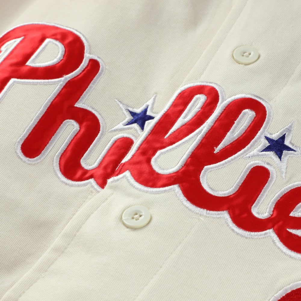 Philadelphia Phillies Profile Big & Tall Two-Color Fashion Jersey - Cream/Red