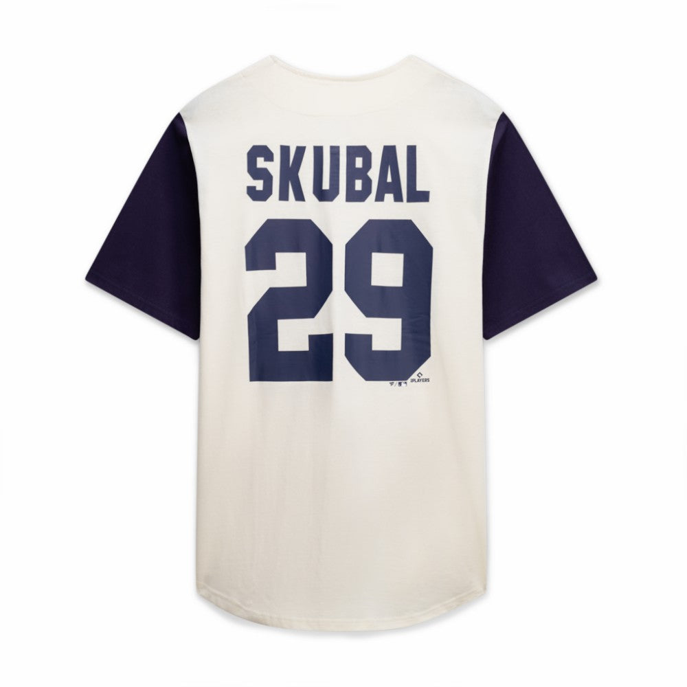 Detroit Tigers Profile Big & Tall Two-Color Fashion Jersey - Cream/Navy