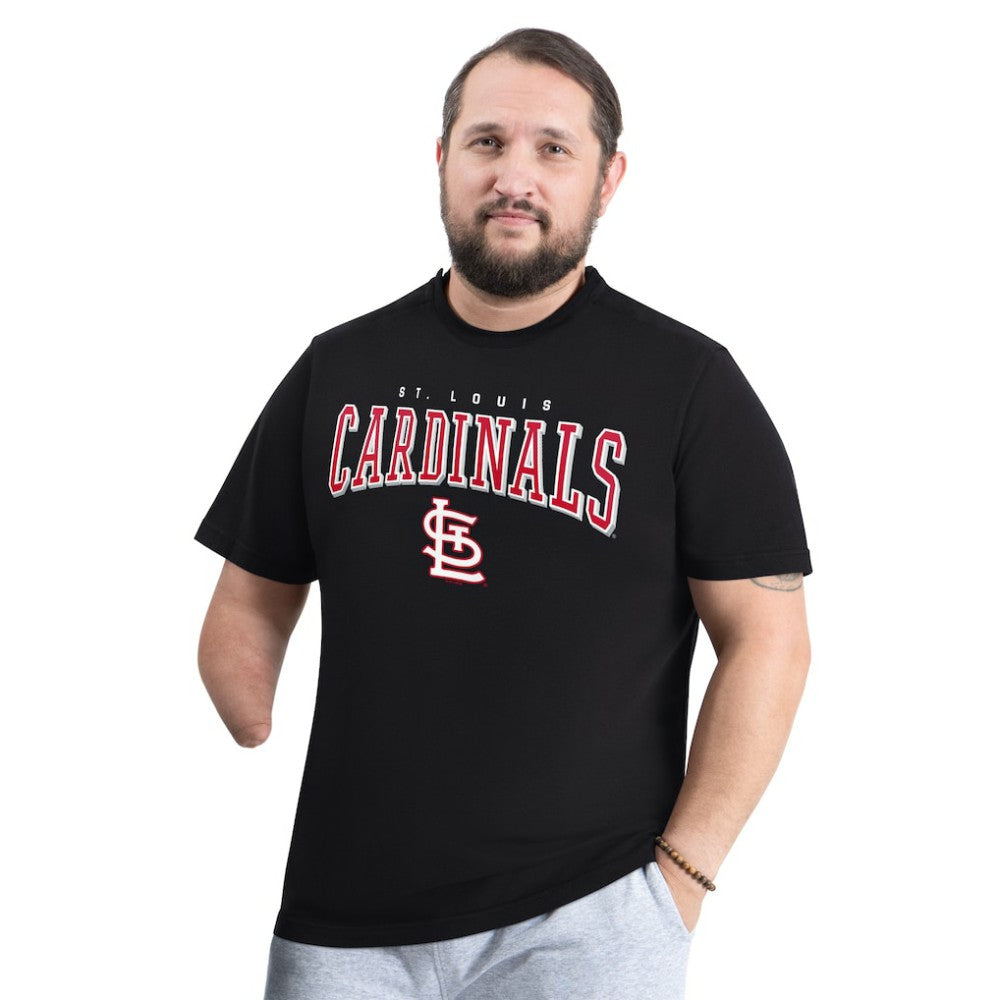 St. Louis Cardinals G-III Sports by Carl Banks Adaptive Classic Team Spirit T-Shirt - Black