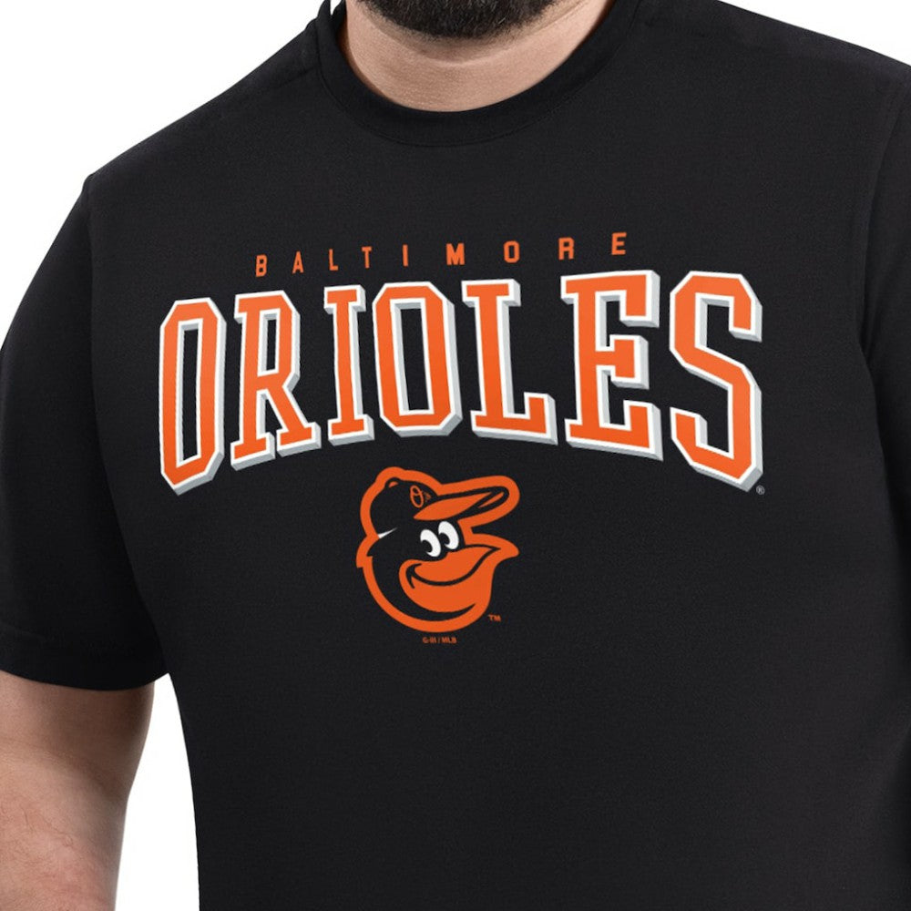 Baltimore Orioles G-III Sports by Carl Banks Adaptive Classic Team Spirit T-Shirt - Black