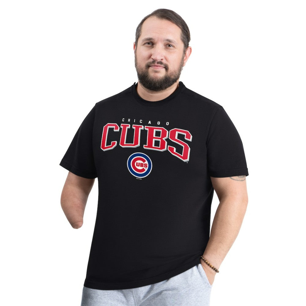 Chicago Cubs G-III Sports by Carl Banks Adaptive Classic Team Spirit T-Shirt - Black