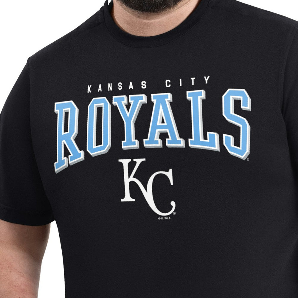 Kansas City Royals G-III Sports by Carl Banks Adaptive Classic Team Spirit T-Shirt - Black