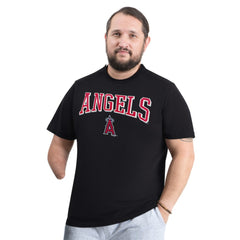 Los Angeles Angels G-III Sports by Carl Banks Adaptive Classic Team Spirit T-Shirt - Black