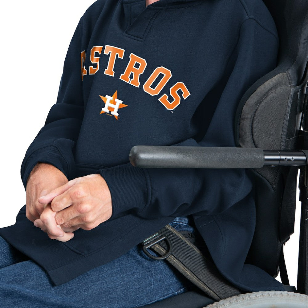 Houston Astros G-III Sports by Carl Banks Adaptive Lockup Fleece Hoodie - Navy