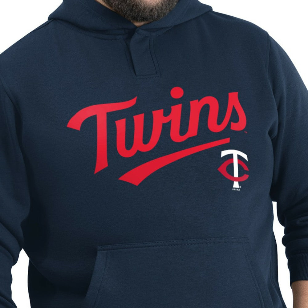 Minnesota Twins G-III Sports by Carl Banks Adaptive Lockup Fleece Hoodie - Navy