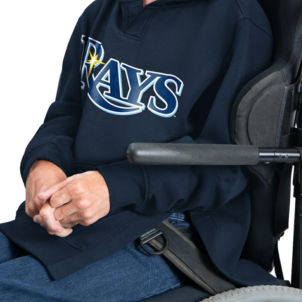 Tampa Bay Rays G-III Sports by Carl Banks Adaptive Lockup Fleece Hoodie - Navy