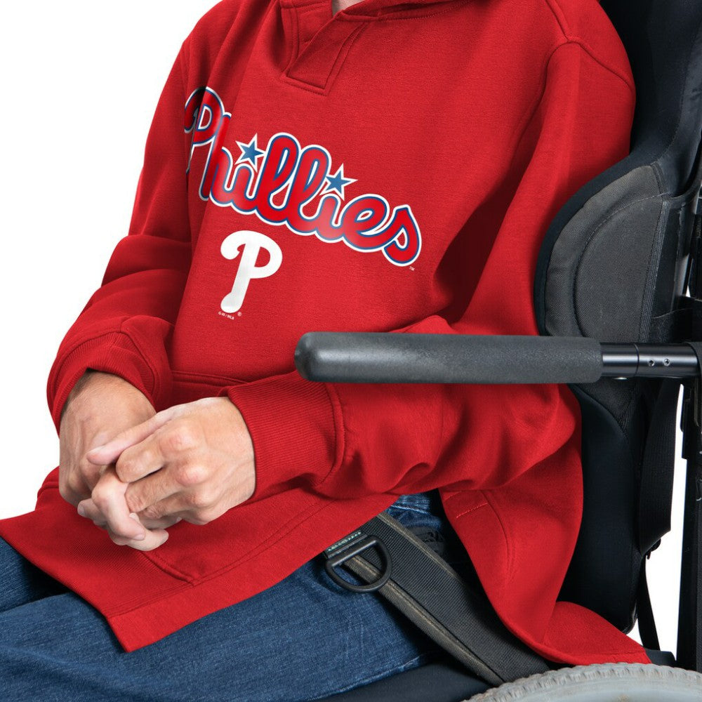 Philadelphia Phillies G-III Sports by Carl Banks Adaptive Lockup Fleece Hoodie - Red