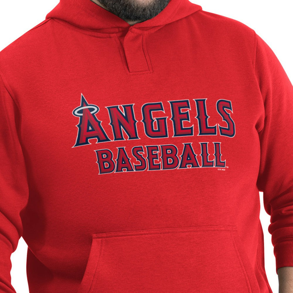 Los Angeles Angels G-III Sports by Carl Banks Adaptive Lockup Fleece Hoodie - Red