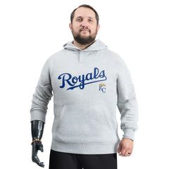Kansas City Royals G-III Sports by Carl Banks Adaptive Lockup Fleece Hoodie - Gray