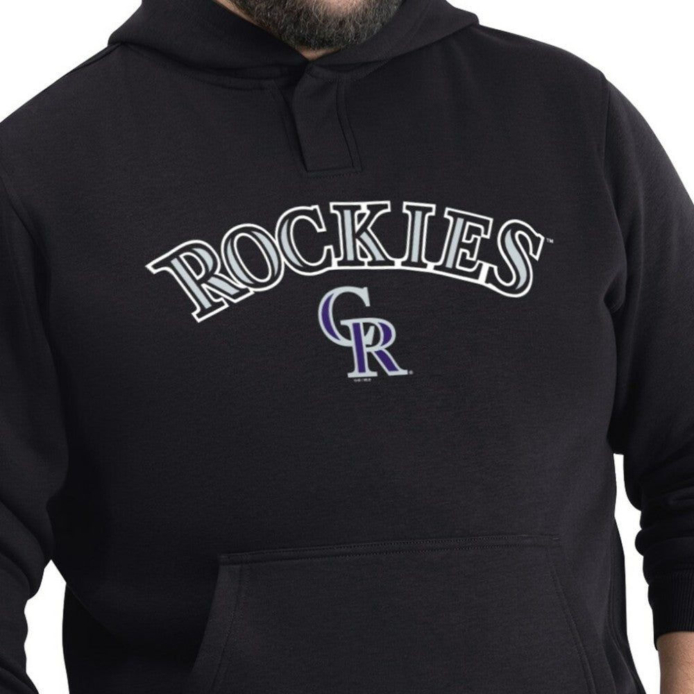 Colorado Rockies G-III Sports by Carl Banks Adaptive Lockup Fleece Hoodie - Black