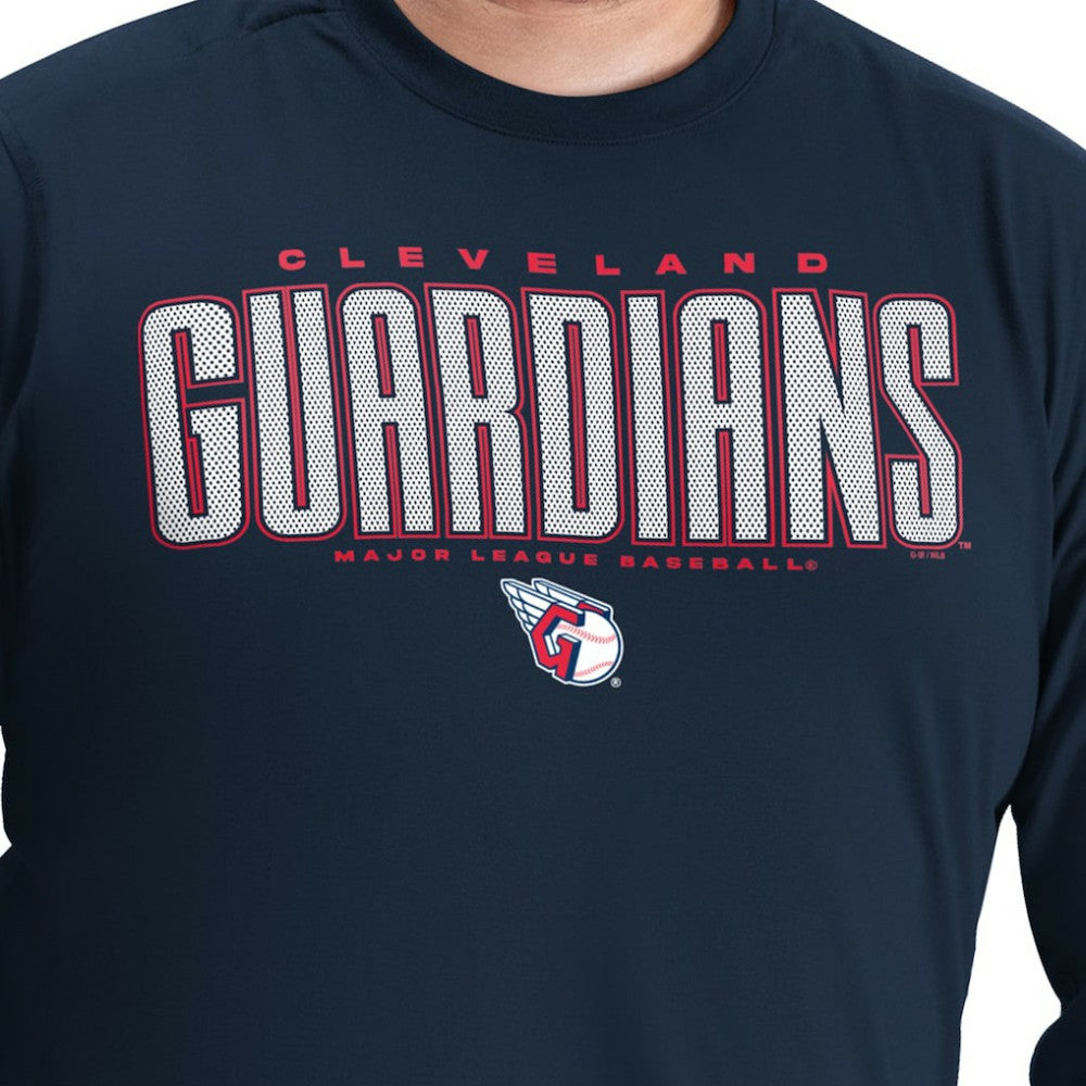 Cleveland Guardians G-III Sports by Carl Banks Adaptive Long Sleeve T-Shirt - Navy
