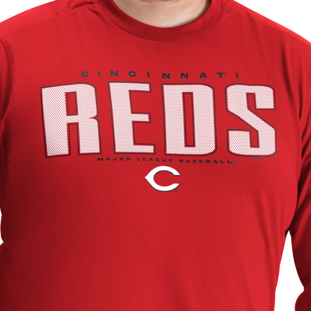Cincinnati Reds G-III Sports by Carl Banks Adaptive Long Sleeve T-Shirt - Red