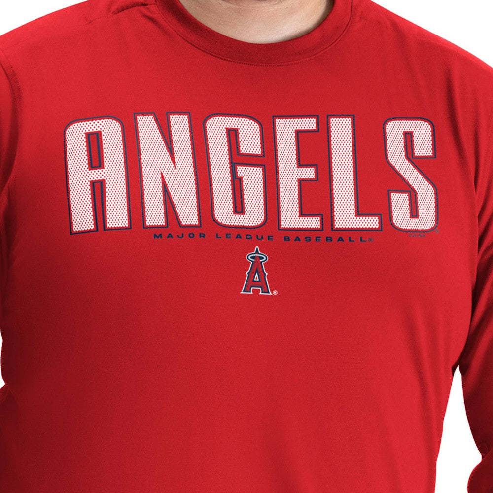 Los Angeles Angels G-III Sports by Carl Banks Adaptive Long Sleeve T-Shirt - Red