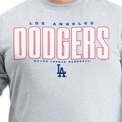 Los Angeles Dodgers G-III Sports by Carl Banks Adaptive Long Sleeve T-Shirt - Gray