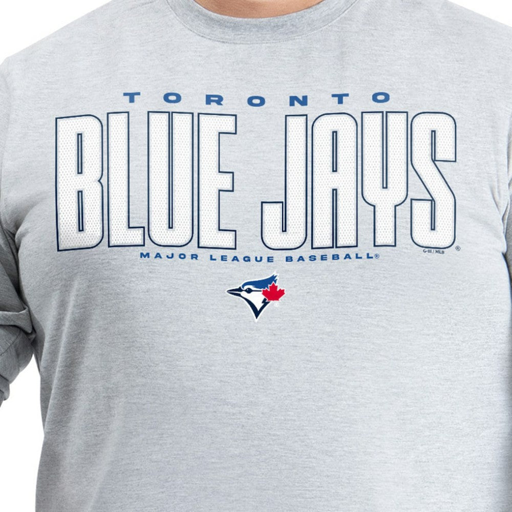 Toronto Blue Jays G-III Sports by Carl Banks Adaptive Long Sleeve T-Shirt - Gray