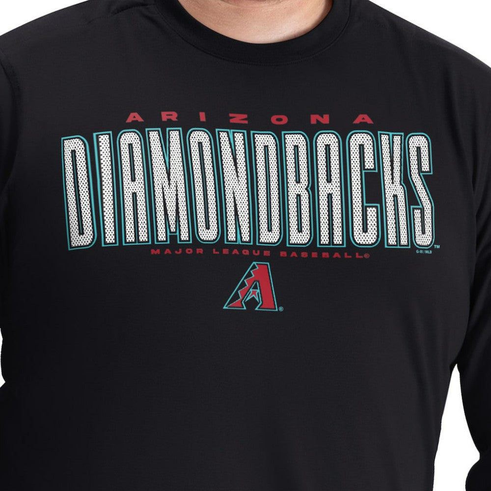 Arizona Diamondbacks G-III Sports by Carl Banks Adaptive Long Sleeve T-Shirt - Black