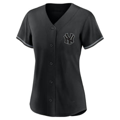 Aaron Judge New York Yankees Profile Women's Plus Size Player Name & Number Fashion Jersey - Black