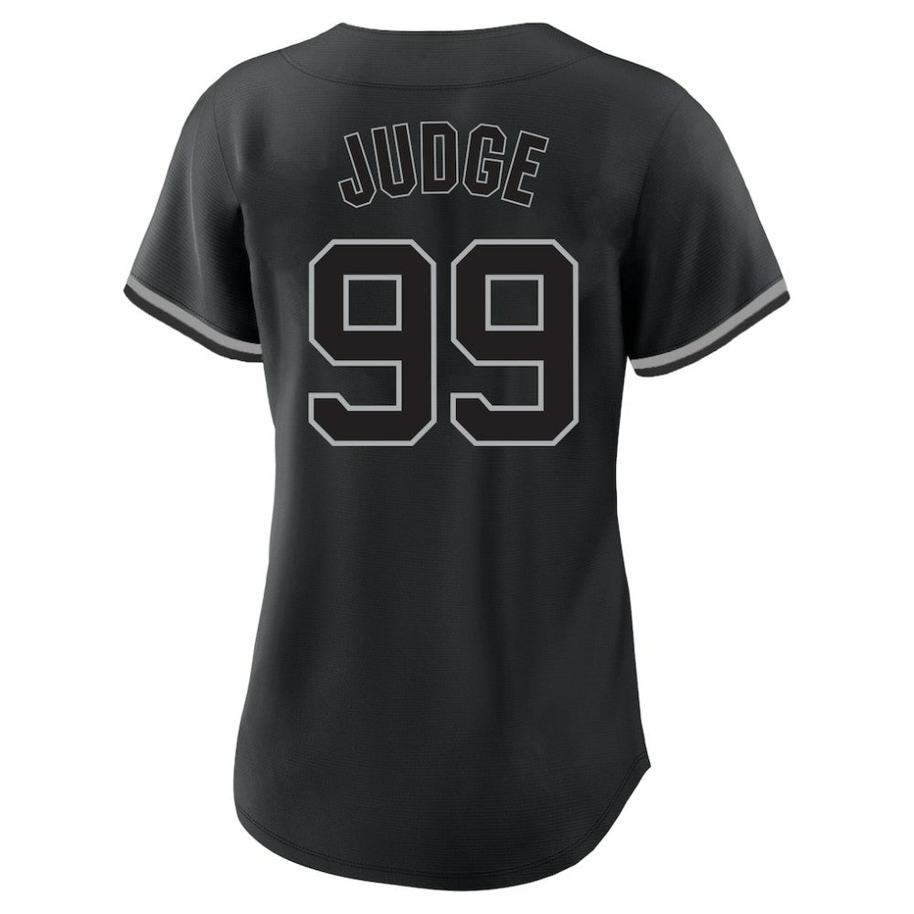 Aaron Judge New York Yankees Profile Women's Plus Size Player Name & Number Fashion Jersey - Black