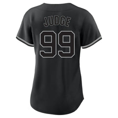 Aaron Judge New York Yankees Profile Women's Plus Size Player Name & Number Fashion Jersey - Black