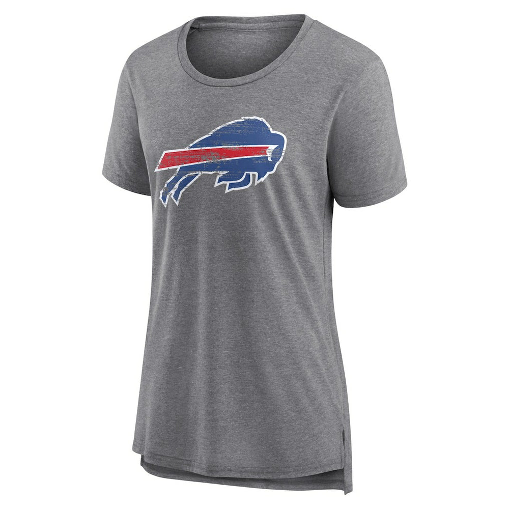 Buffalo Bills Women's Heritage Custom Name & Number Tri-Blend T-Shirt - Gray cheap