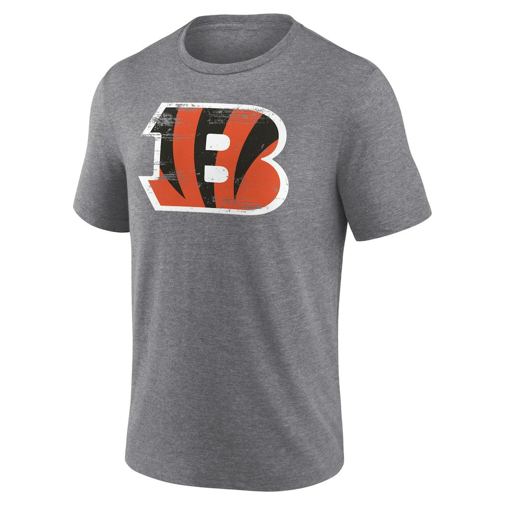 Cincinnati Bengals Heritage Custom Name & Number Tri-Blend T-Shirt - Gray online