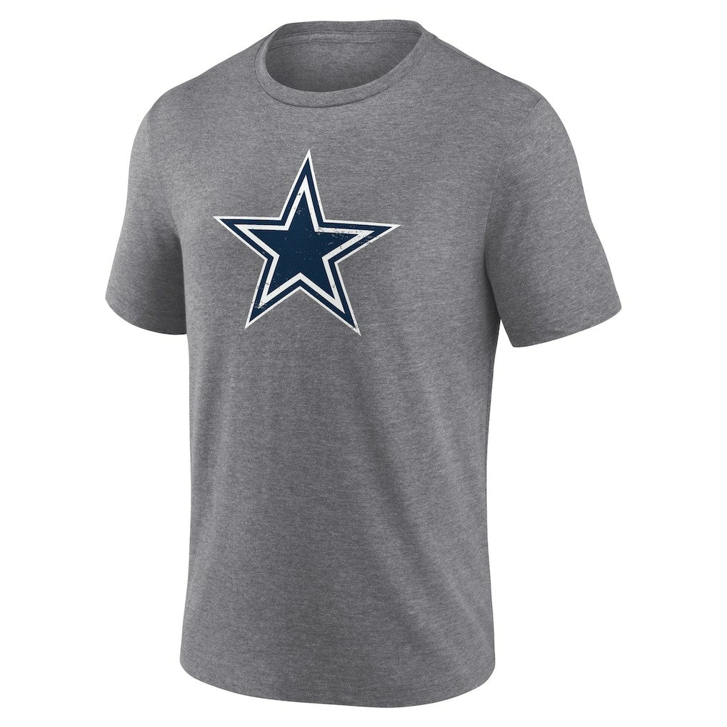 Dallas Cowboys Heritage Custom Name & Number Tri-Blend T-Shirt - Gray on sale