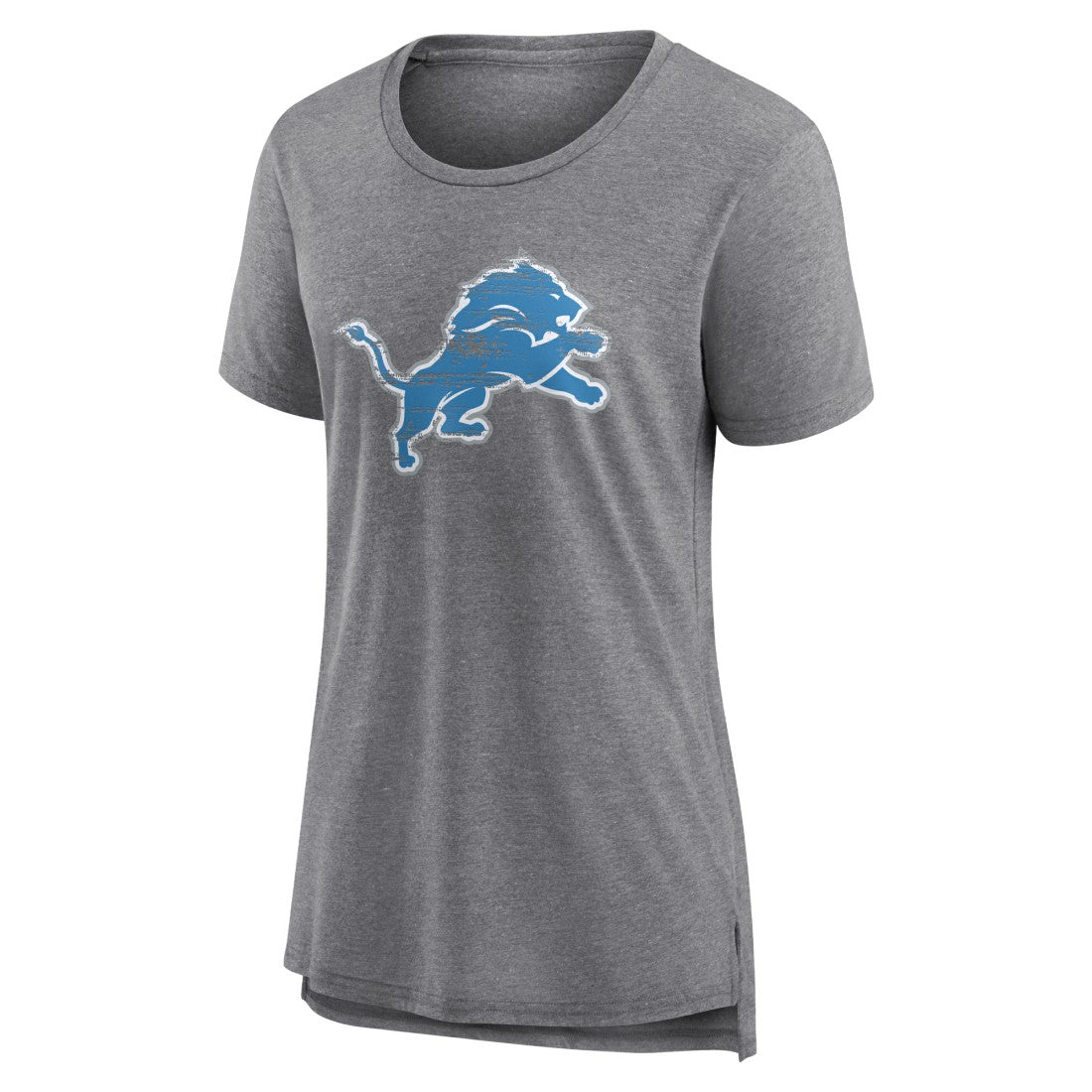 Detroit Lions Women's Heritage Custom Name & Number Tri-Blend T-Shirt - Gray on sale