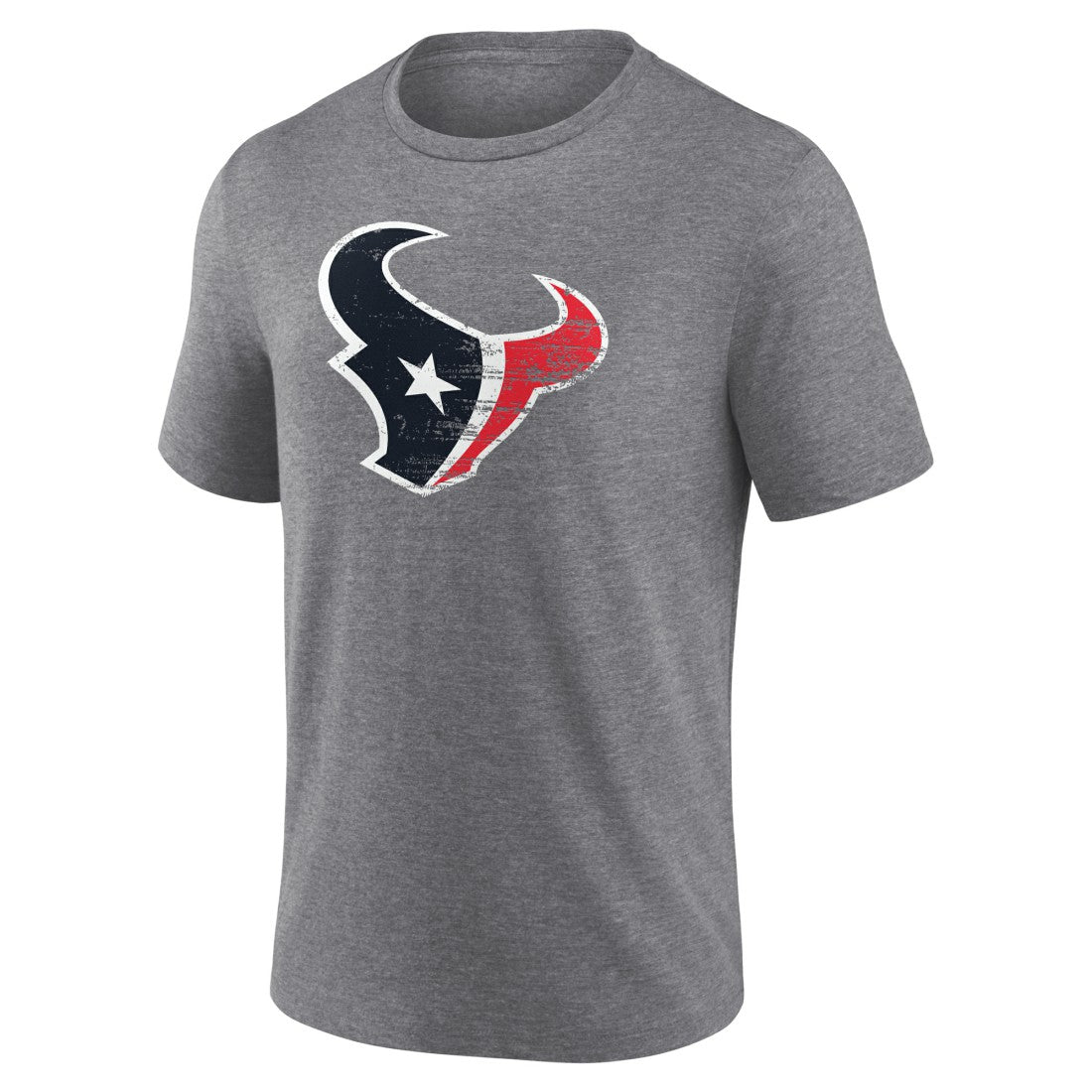 Houston Texans Heritage Custom Name & Number Tri-Blend T-Shirt - Gray sale