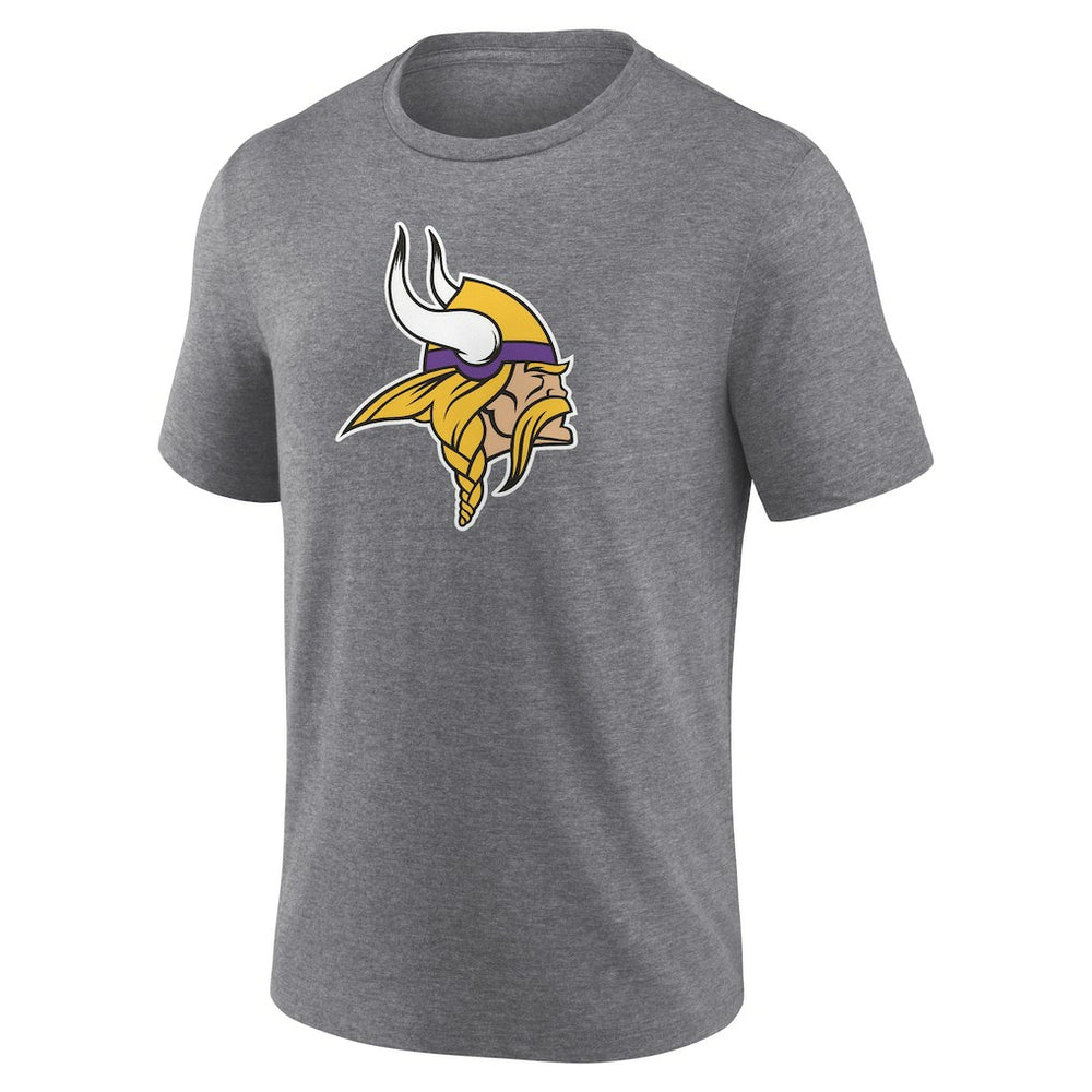 Minnesota Vikings Heritage Custom Name & Number Tri-Blend T-Shirt - Gray online