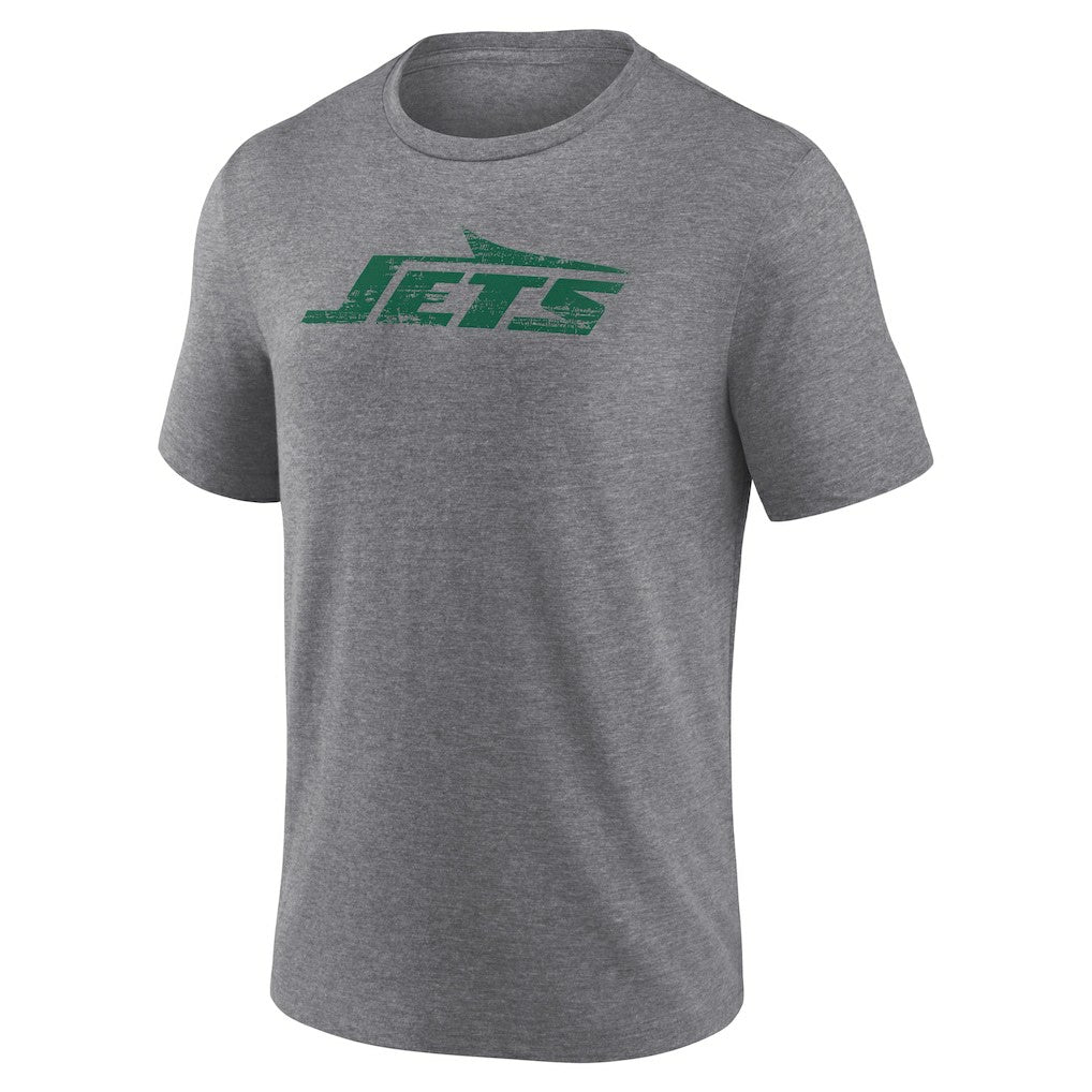New York Jets Heritage Custom Name & Number Tri-Blend T-Shirt - Gray outlet
