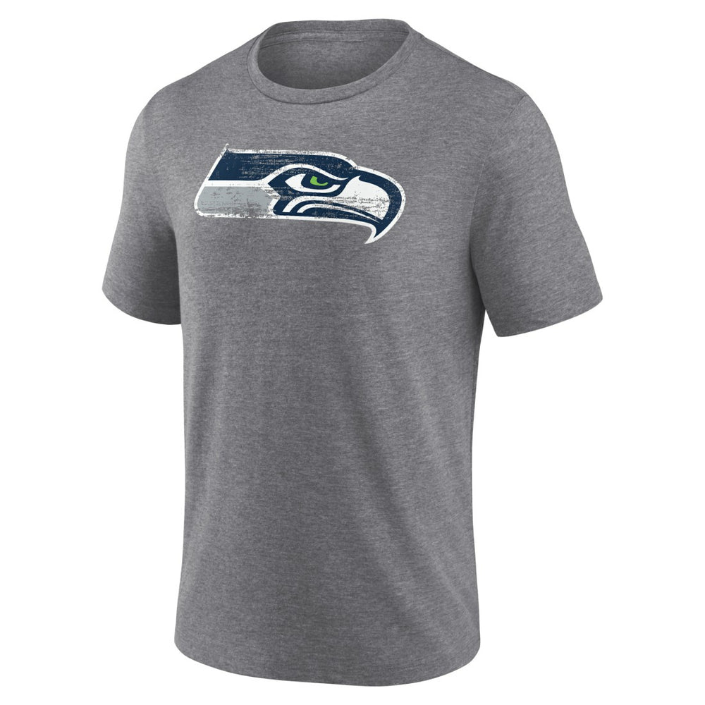 Seattle Seahawks Heritage Custom Name & Number Tri-Blend T-Shirt - Gray cheap