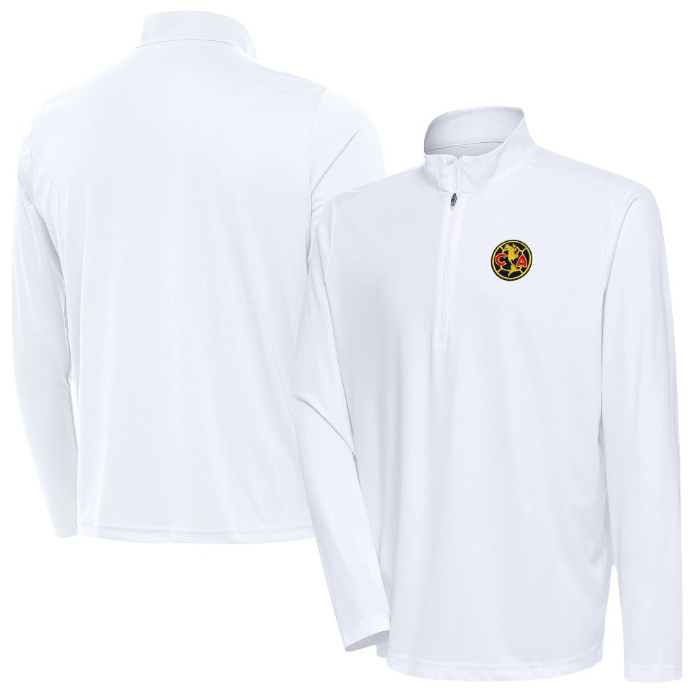Club America Antigua Statement Quarter-Zip Pullover - White cheap