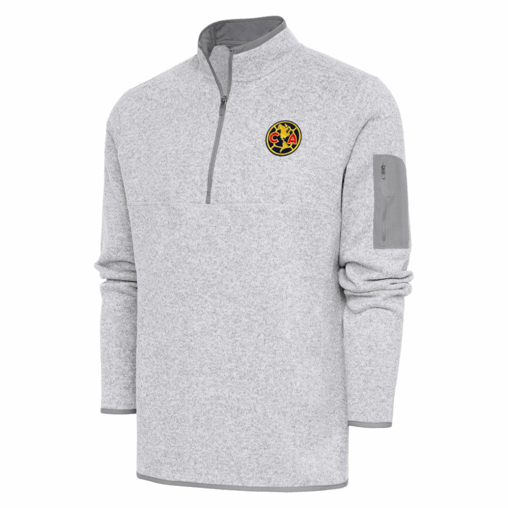 Club America Antigua Elevate Quarter-Zip Pullover - Heather Gray discount