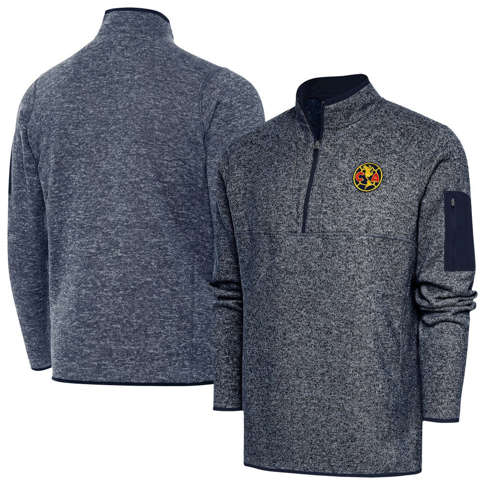 Club America Antigua Elevate Quarter-Zip Pullover - Heather Navy shop
