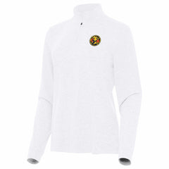 Club America Antigua Women's Master Quarter-Zip Pullover - White sale